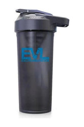 EVLution Nutrition EVL Sport Shaker with leak-proof seal and wide mouth for easy mixing and adding ingredients.